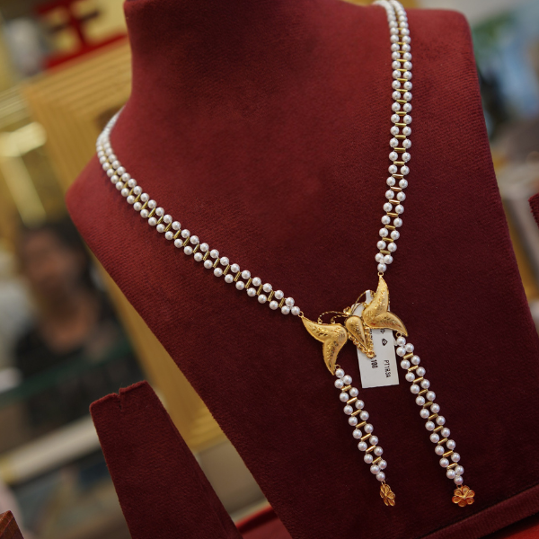 Butterfly Grace Pearl Necklace