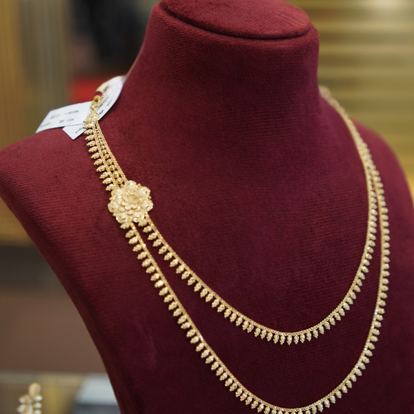 Twin Layer Blossom Necklace