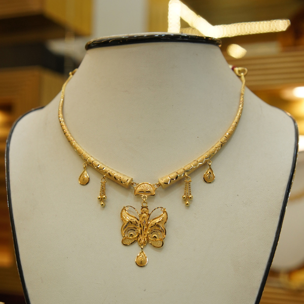 Golden Butterfly Necklace